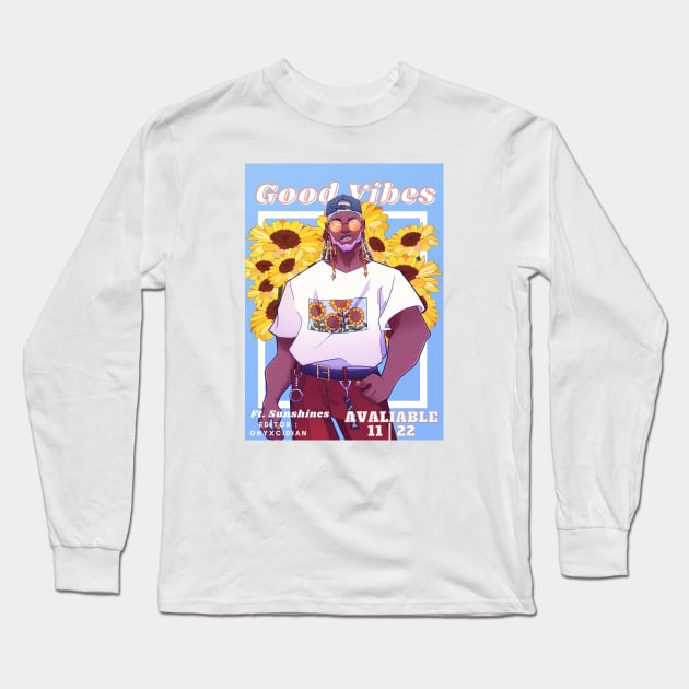 Good vibes Long Sleeve T-Shirt by onyxcidian